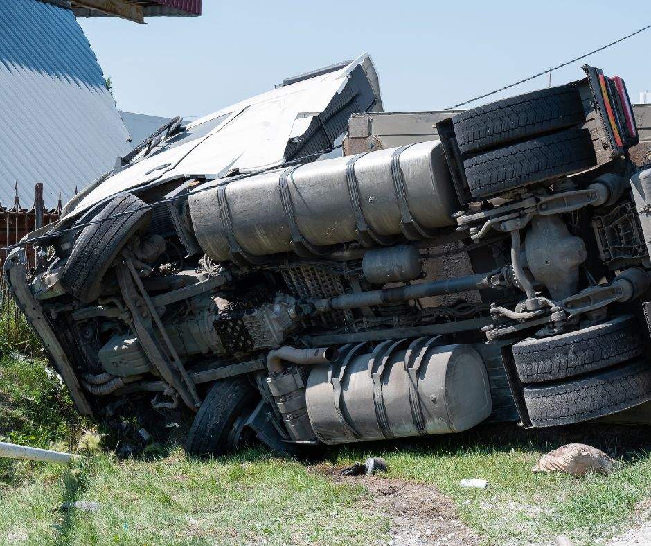 rollover truck accident